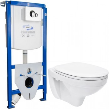 Комплект Sanit Ineo Plus + Cersanit Delfi с сиденьем