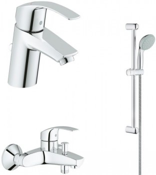 Комплект смесителей Grohe Eurosmart 124446 3 в 1