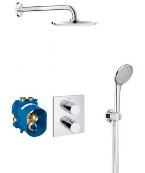 Душевая система Grohe Grohtherm 3000 Cosmopolitan с Rainshower 210 встраиваемая 34408000 