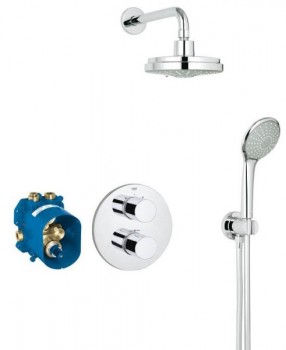 Душевая система Grohe Grohtherm 3000 Cosmopolitan с Rainshower Cosmopolitan 160 встраиваемая 34399000