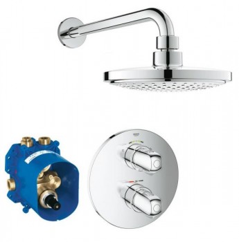 Душевая система Grohe Grohtherm 1000 с Euphoria Cosmopolitan 180 встраиваемая 34582000