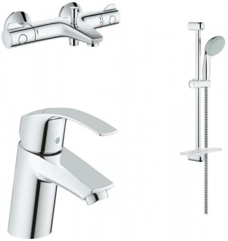 Комплект смесителей Grohe с термостатом 124422 3 в 1