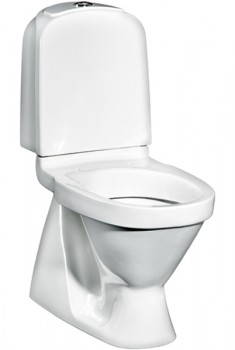 Унитаз Gustavsberg Nordic 2300 Duo с микролифтом  вертикальный выпуск
