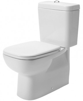 Унитаз Duravit D-Code 211809 + 092710 Vario с сиденьем 