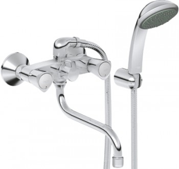 Смеситель Grohe Costa S 26792001 для ванны и душа с длинным извивом, с гарнитуром